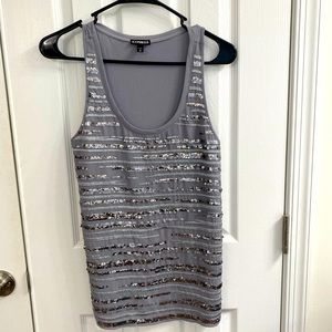 Sequined Tank Top